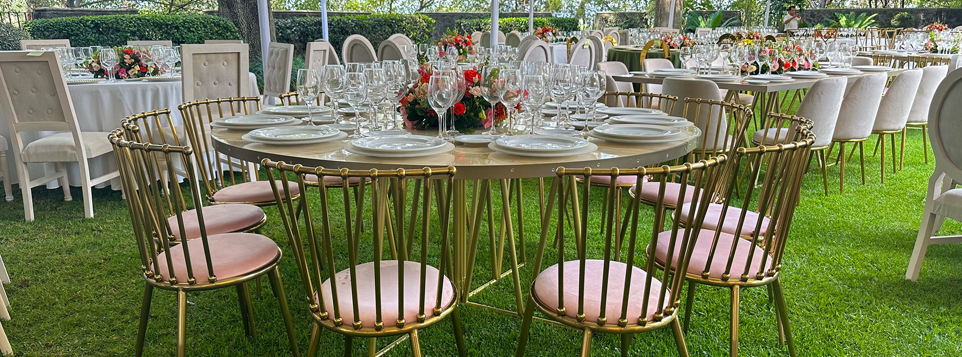 Mobiliario para fiestas y eventos, periqueras